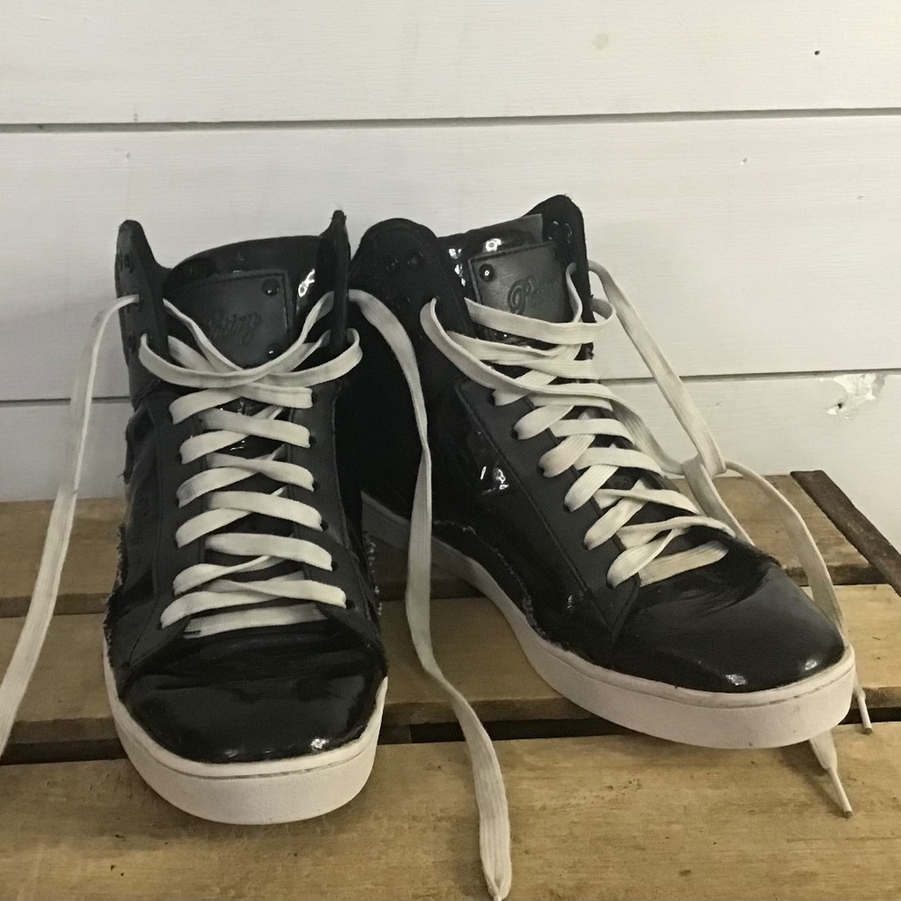 Back To School Girls/ Women’s Pastery High Top Sneakers Size 9